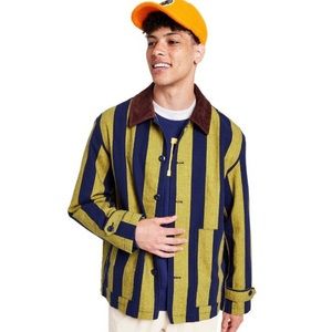 NWT Rowing Blazers x Target Vertical Stripe Corduroy Collared Canvas Jacket
